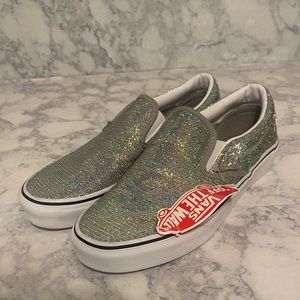 ❤️✨Vans✨ Sequin Slip On’s